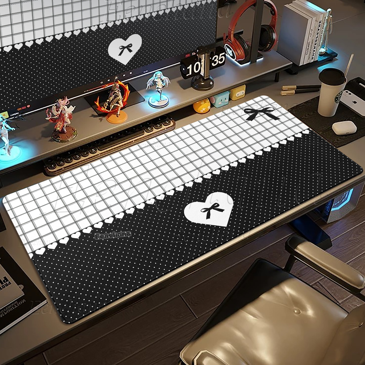 Mouse Pad Blank Sublimation - Mouse Pad Ins Large Gaming Bow