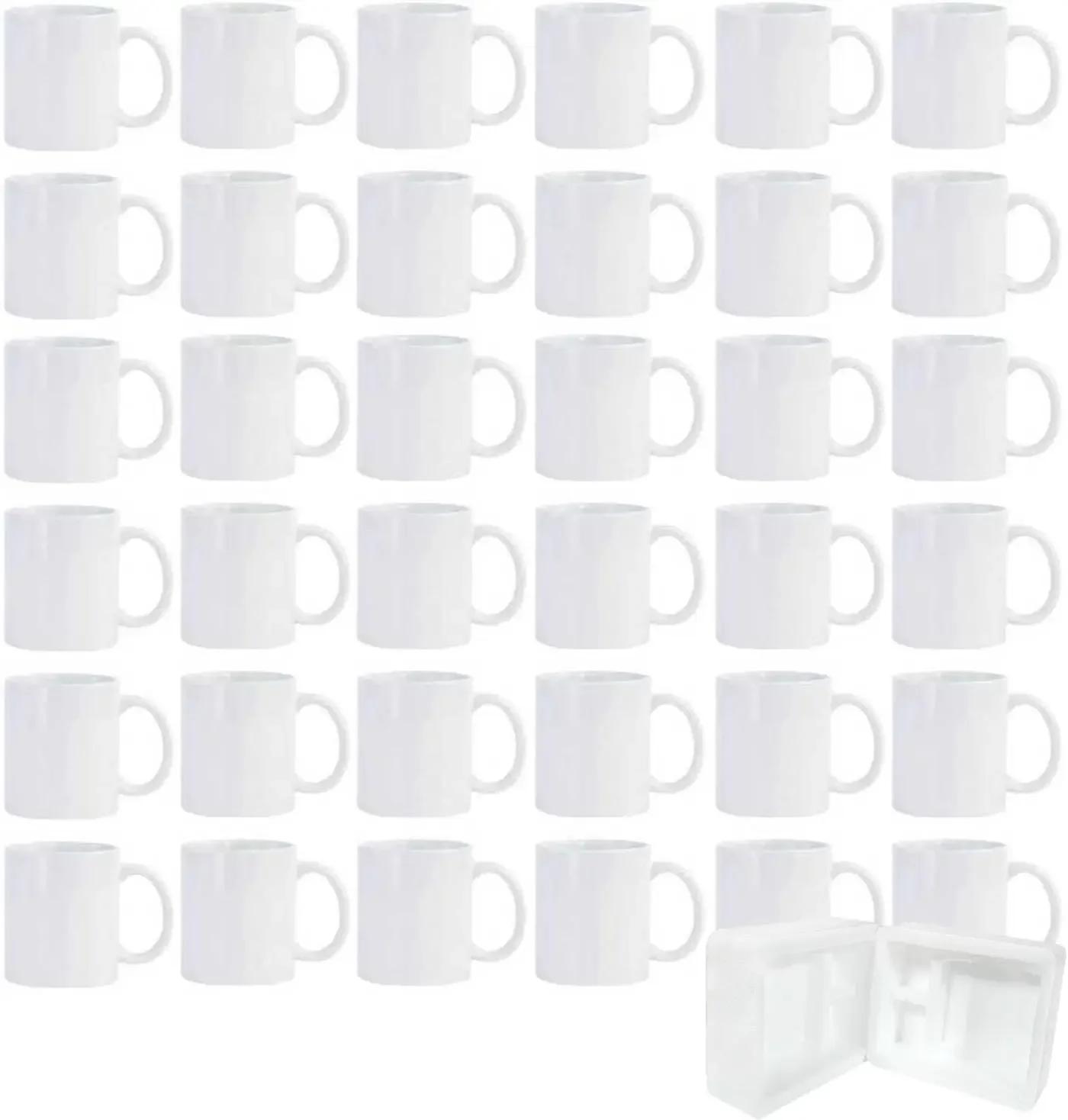 Sublimation Mug White - 36pcs Sublimation Mugs, 11oz White Coffee