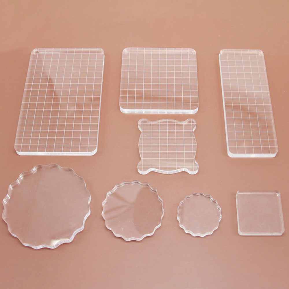 Clear Acrylic Stamp Block Use  - Photo Acrylic Block avaliação e preço