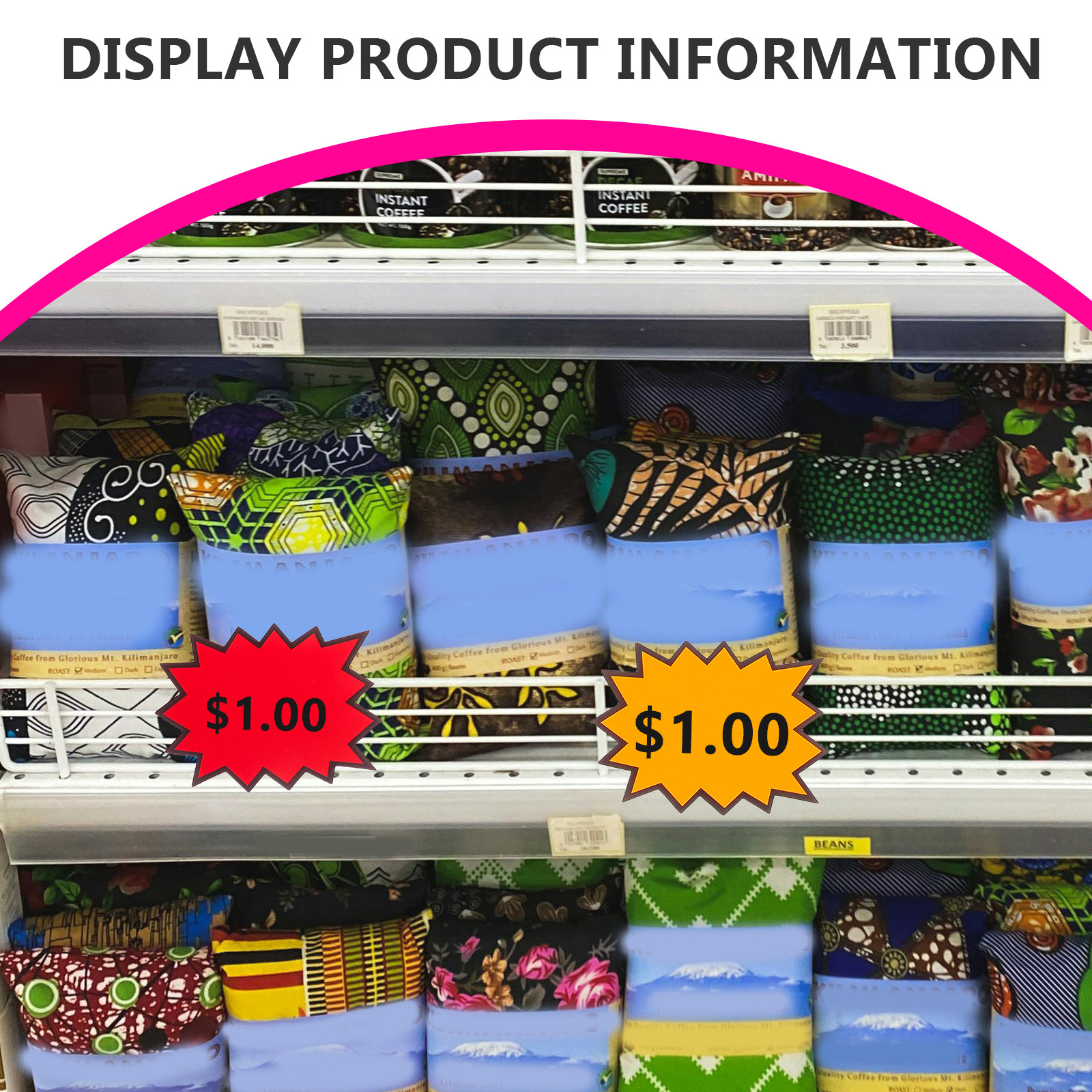 80Pcs Vibrant Fluorescent Burs - Yard Sign Blank avaliação e preço