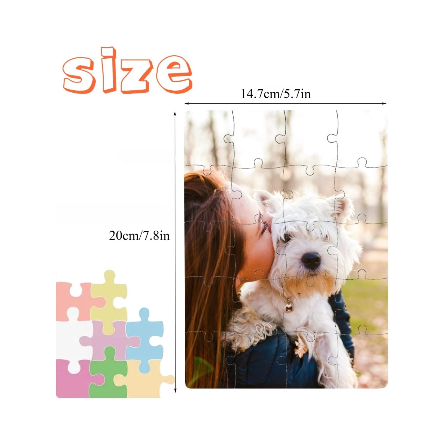 6pcs Blank Sublimation Puzzles - Puzzle Blank White avaliação e preço