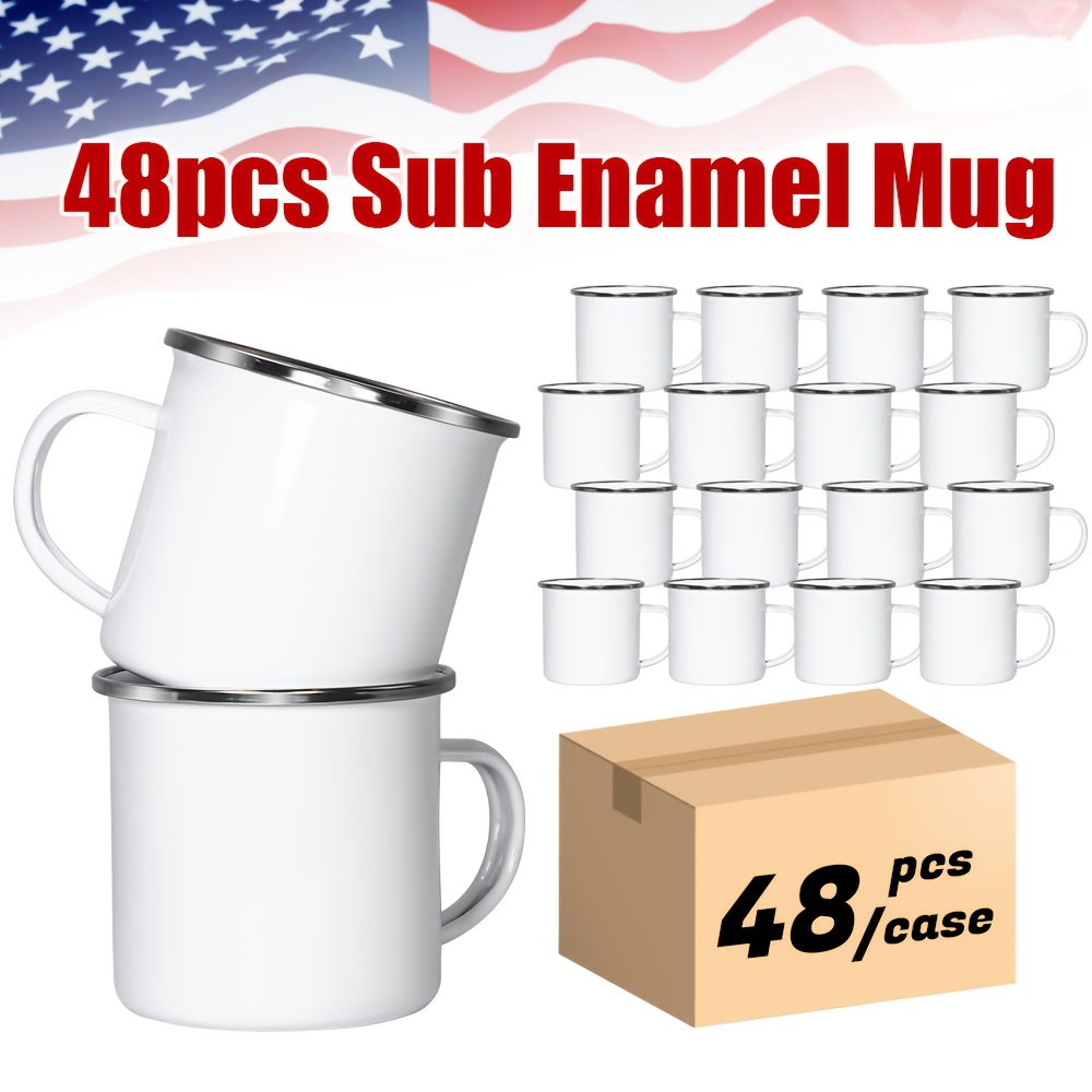 48pcs 11.83oz Sublimation Whit - Sublimation Mug White avaliação e preço