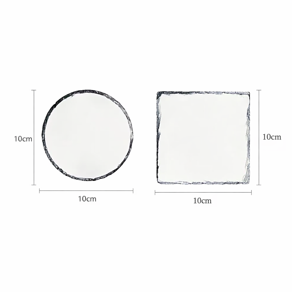Round Sublimation Slate Coaste - Coaster Sublimation Blank avaliação e preço