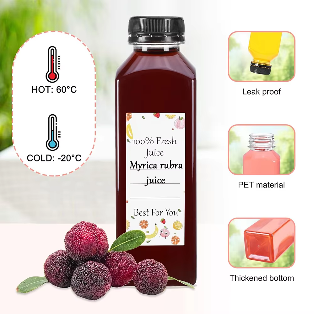 500ML Juice Bottles with Caps  - Water Bottle Blank avaliação e preço