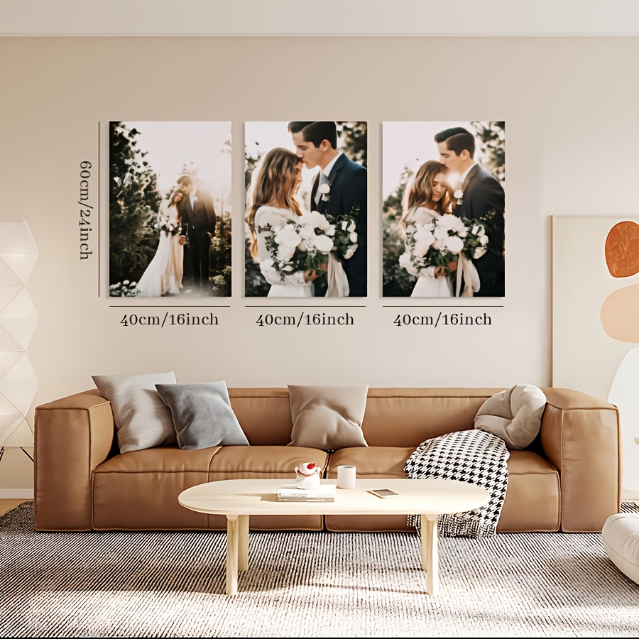 2D Flat, 3pcs 3pcs Personalize - Canvas Wrap Ready avaliação e preço