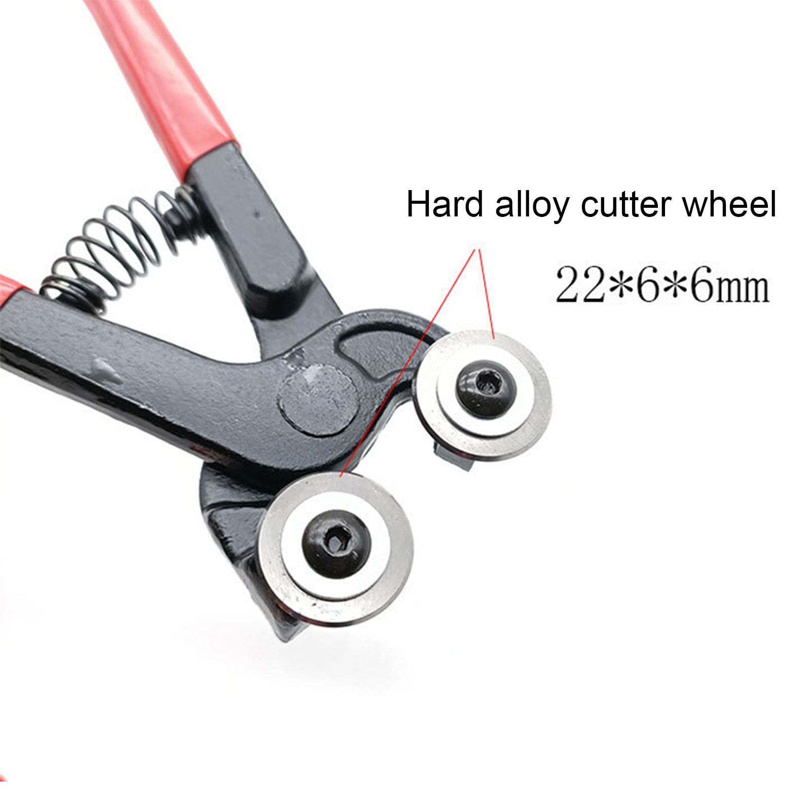 8 Inch Heavy Duty Wheeled Glas - Ceramic Tile Blank avaliação e preço