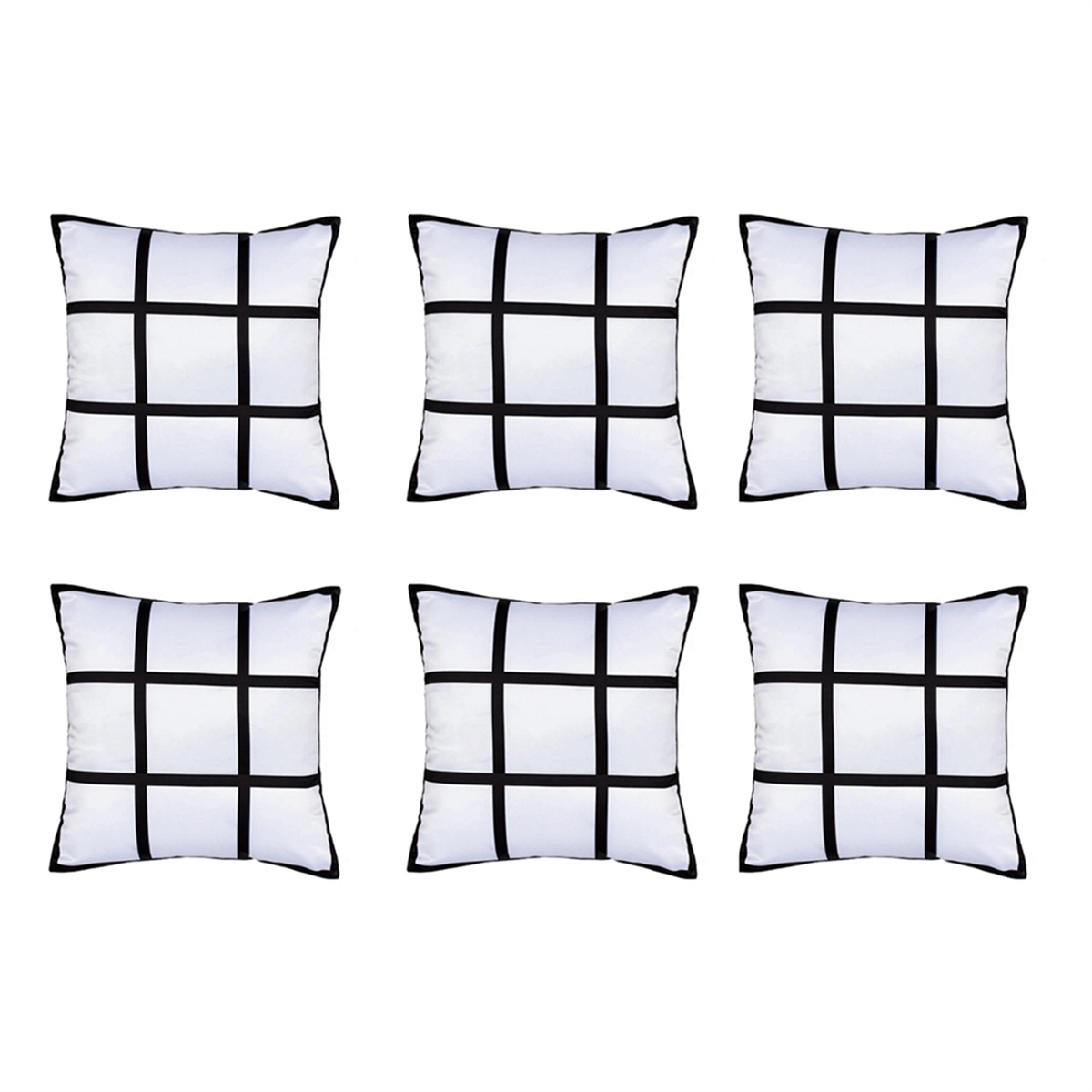 A45I 6Pcs Sublimation Blank Pa - Pillow Cover Sublimation avaliação e preço