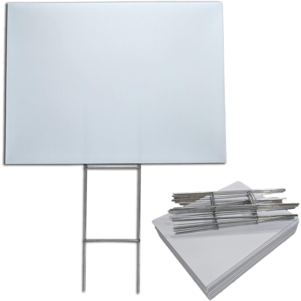 Fifty Pack Blank Yard Signs, I - Yard Sign Blank avaliação e preço