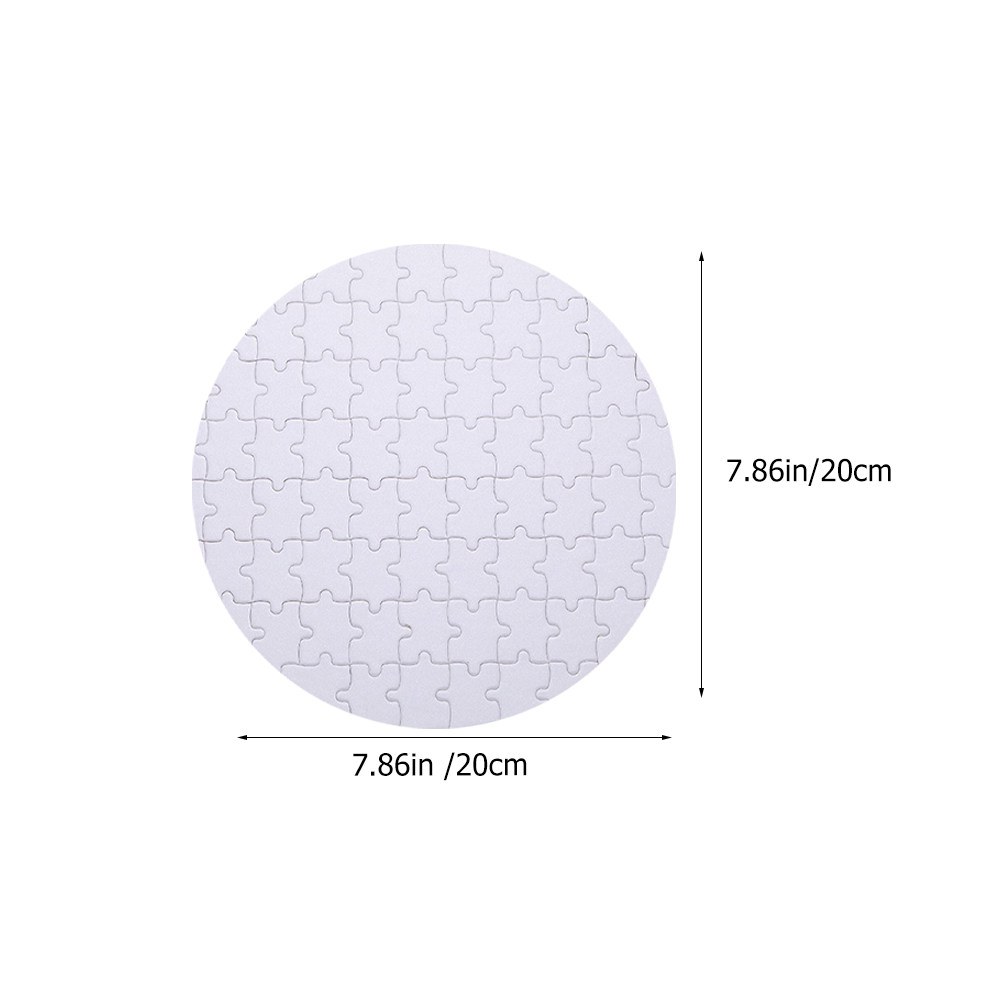 4Pcs Blank Sublimation Puzzles - Puzzle Blank White avaliação e preço
