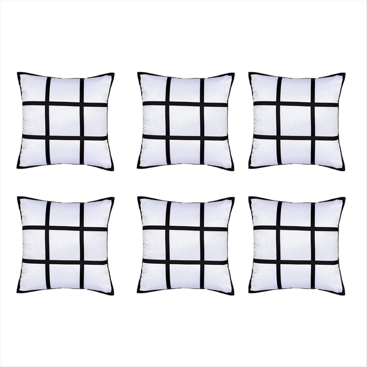 ABNH 6Pcs Sublimation Blank Pa - Pillow Cover Sublimation avaliação e preço