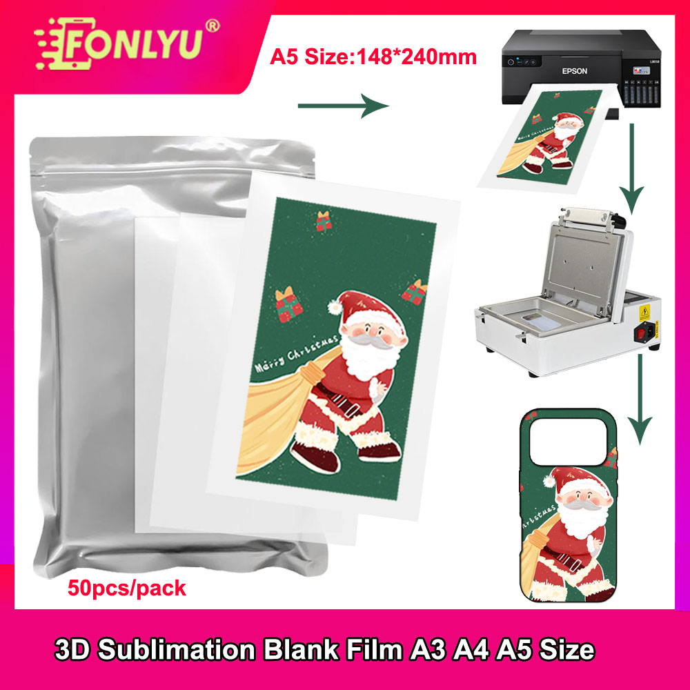 A5 A4 A3 Size 3D Sublimation F - Phone Case Blank Print avaliação e preço