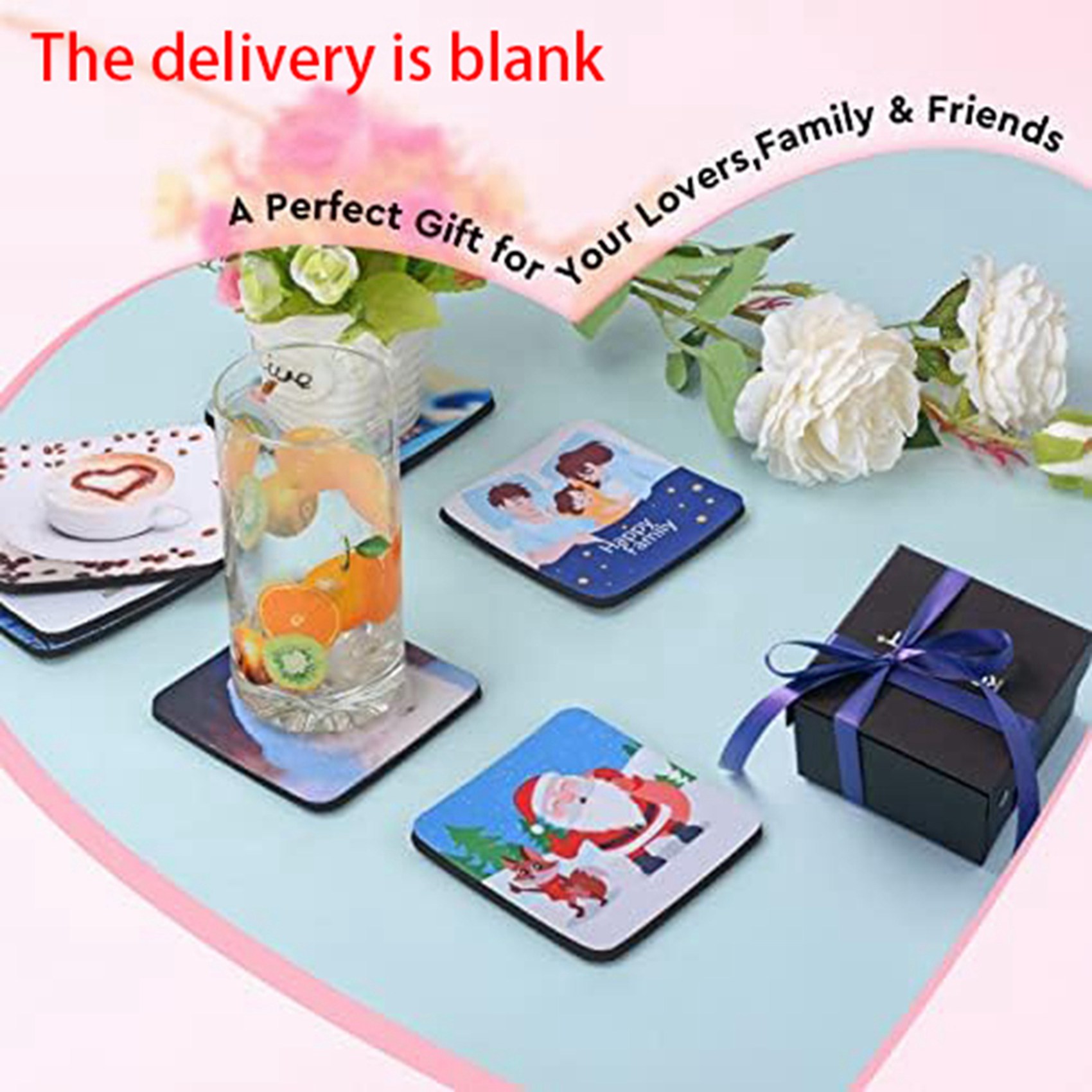 【LAST CHANCE】40PCS Square Subl - Coaster Sublimation Blank avaliação e preço