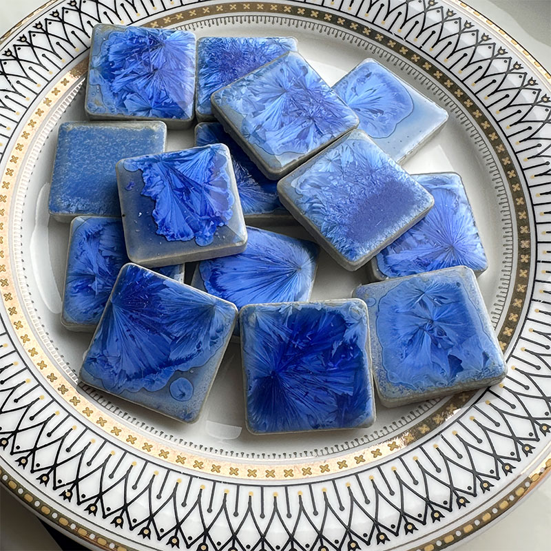 100g DIY Ceramic Mosaic Tiles  - Ceramic Tile Blank avaliação e preço