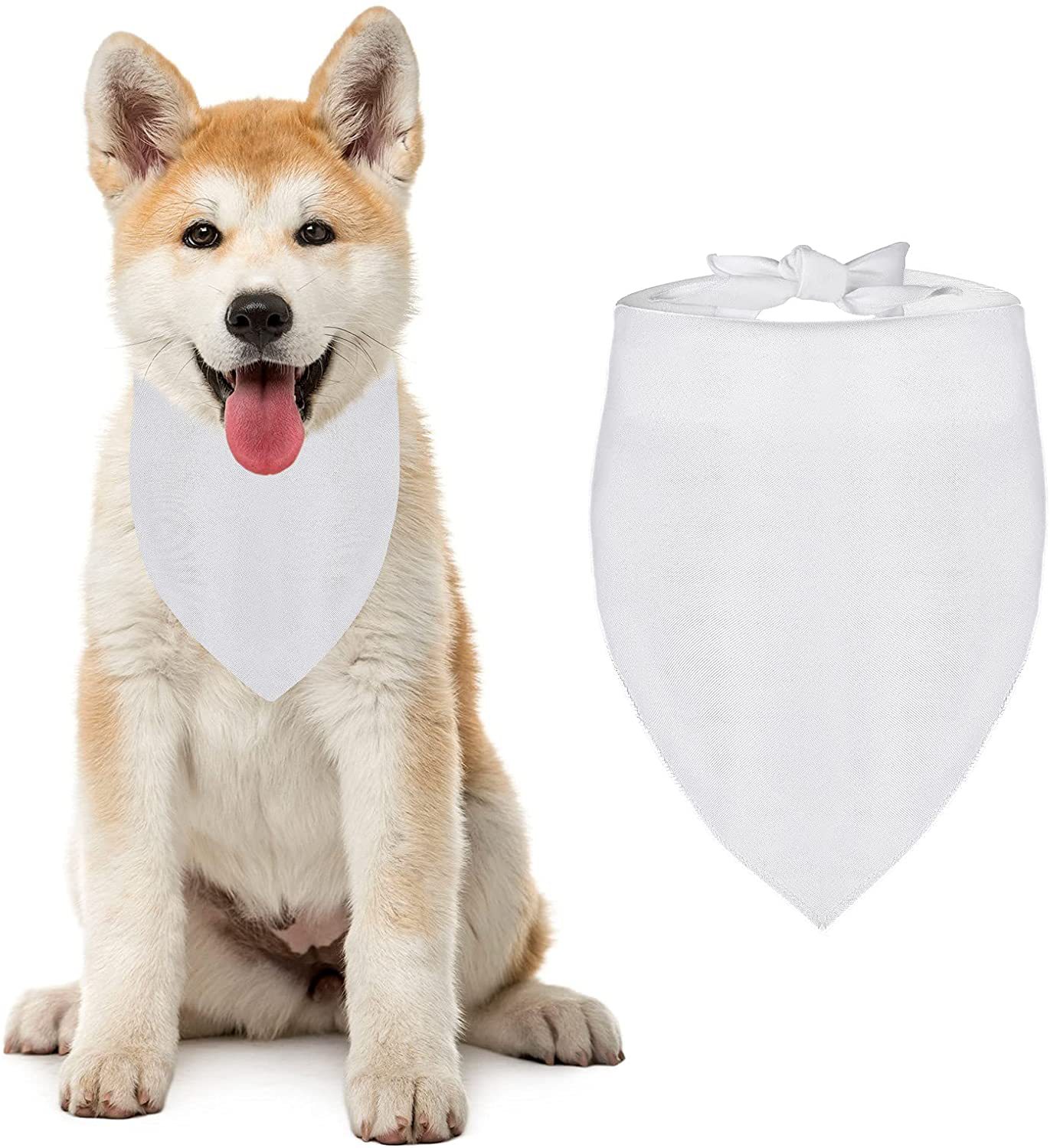 100 Pieces Sublimation Blank D - Bandana Blank White avaliação e preço