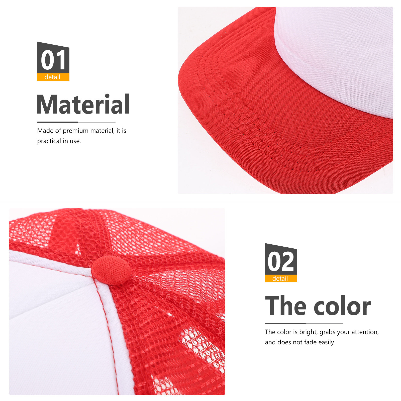 10Pcs Blank Mesh Baseball Hat  - Hat Sublimation Blank avaliação e preço