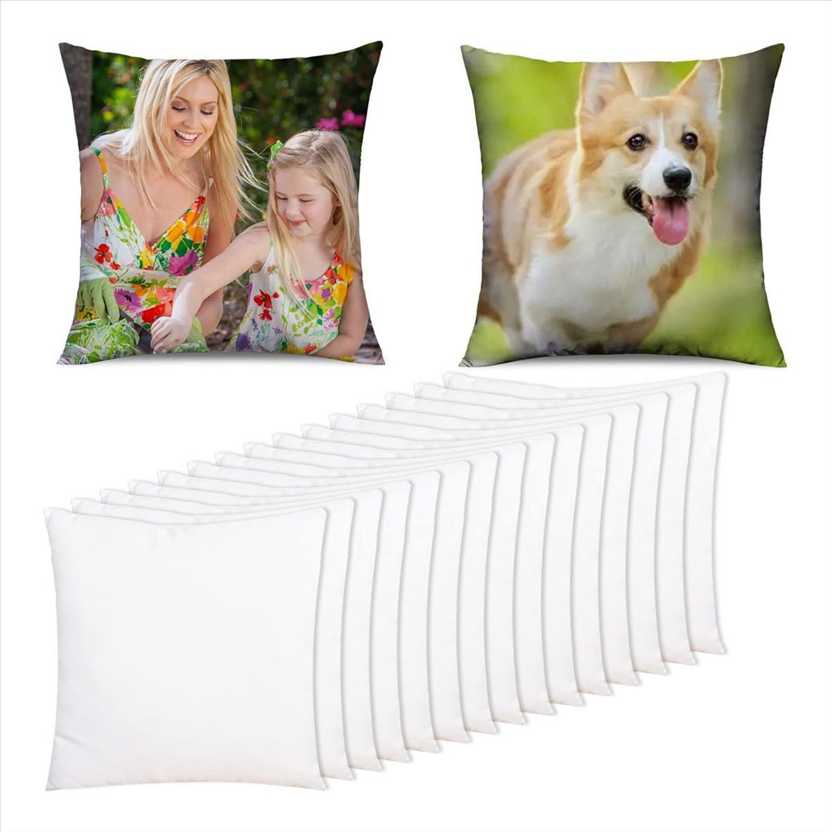 ABZT 15 Pcs Sublimation Blanks - Pillow Cover Sublimation avaliação e preço