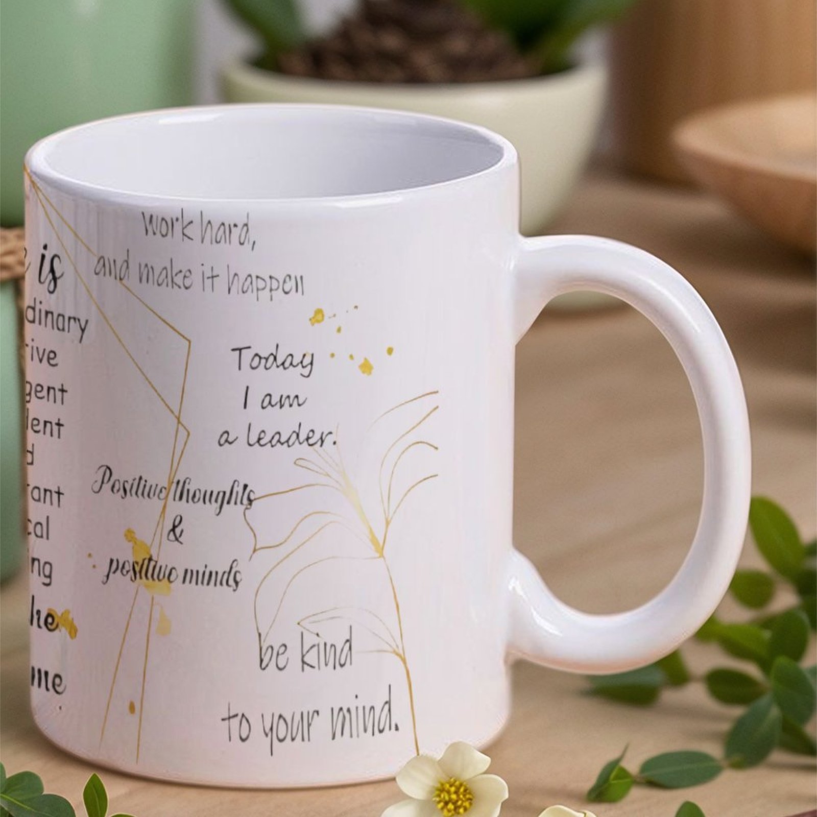 A Poster With A Quote About Sh - Sublimation Mug White avaliação e preço