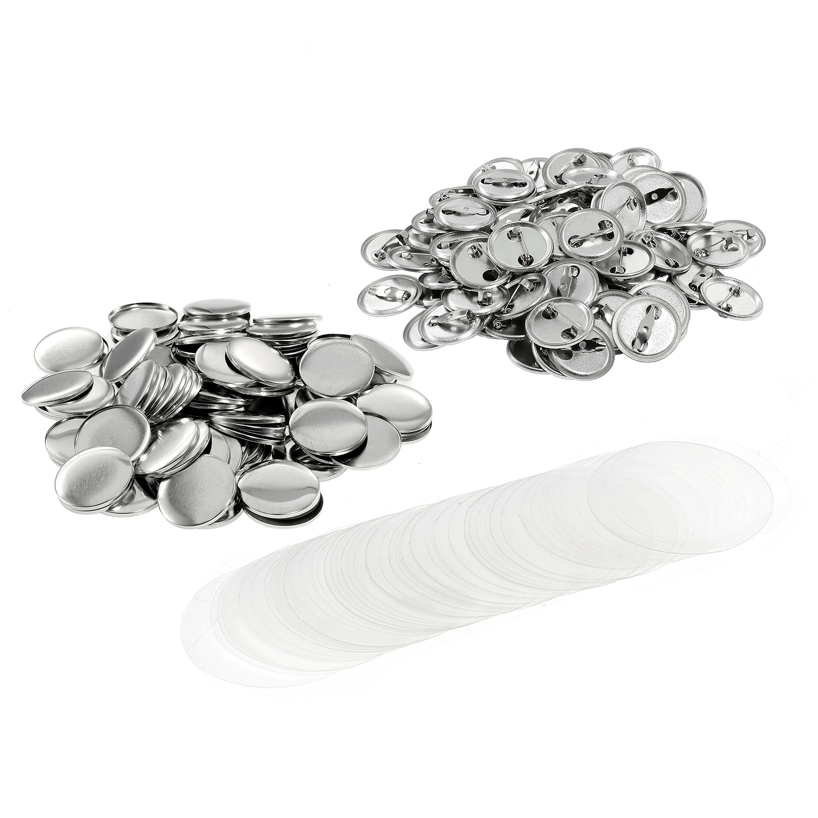 100PCS Metal Back Badge Button - Button Badge Blank avaliação e preço