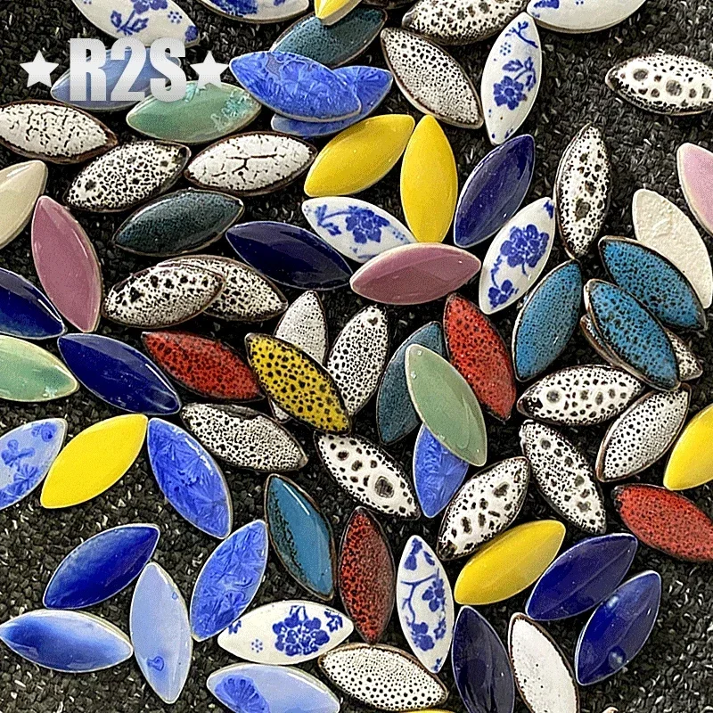 100g Mix color Irregular Ceram - Ceramic Tile Blank avaliação e preço