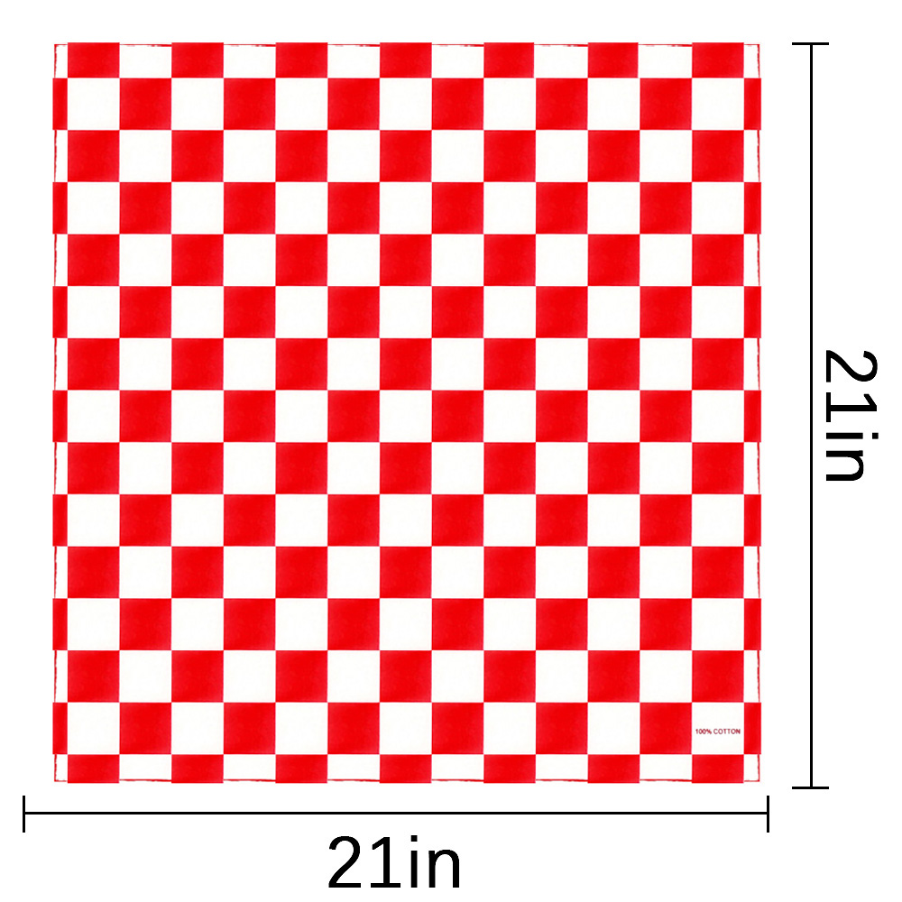 Bandana Checkered Flag Auto Ra - Bandana Blank White avaliação e preço