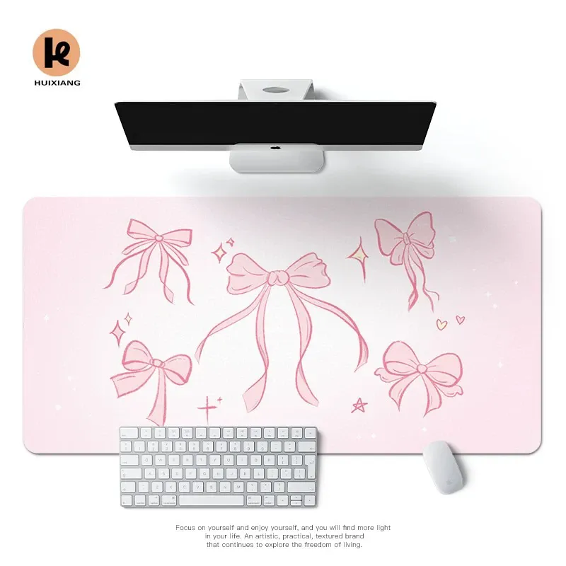 Simple Korean Bow Pu Leather M - Mouse Pad Blank Sublimation avaliação e preço