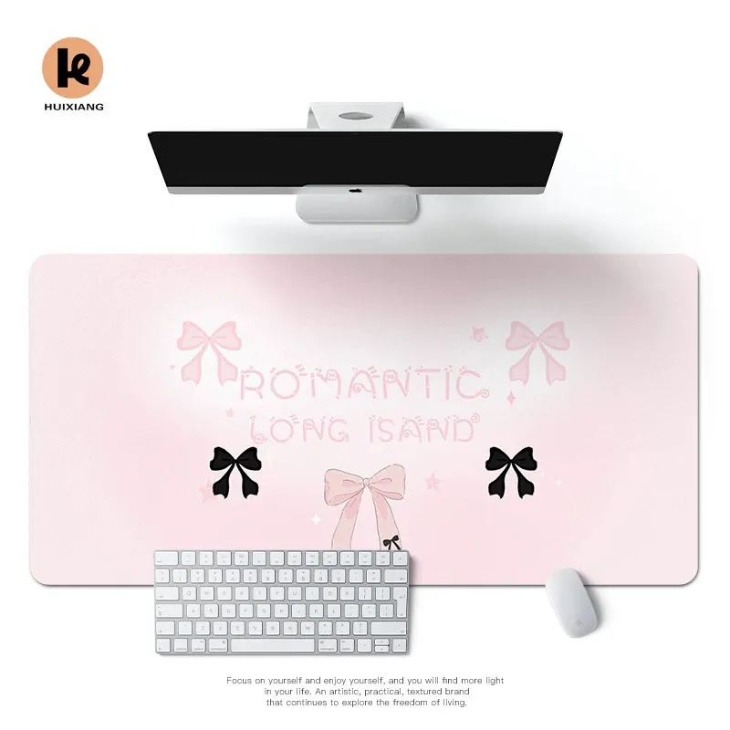 Simple Korean Bow Pu Leather M - Mouse Pad Blank Sublimation avaliação e preço
