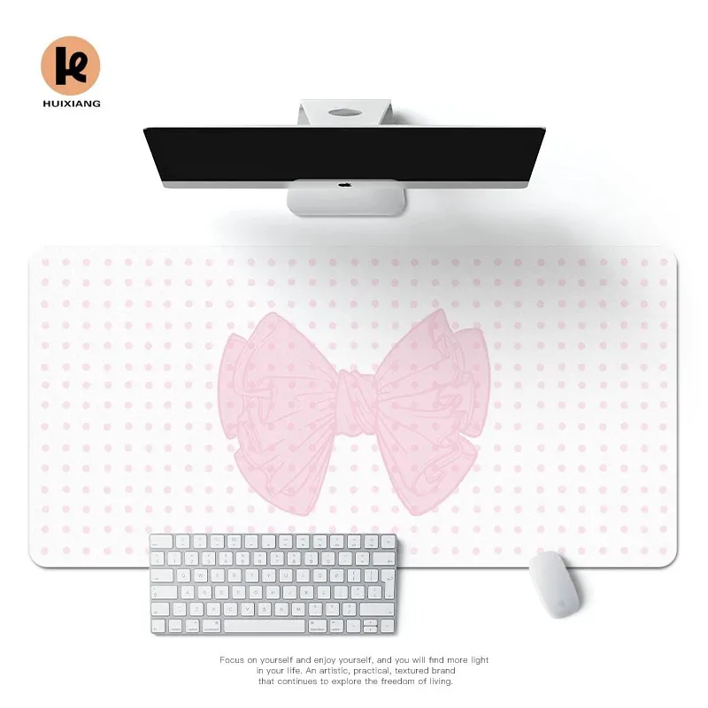 Simple Korean Bow Pu Leather M - Mouse Pad Blank Sublimation avaliação e preço