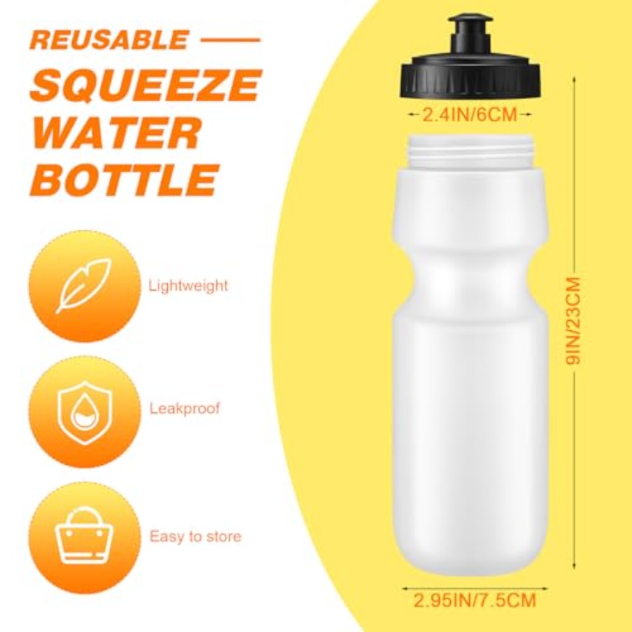 24 Pcs Sports Water Bottles Bu - Water Bottle Blank avaliação e preço