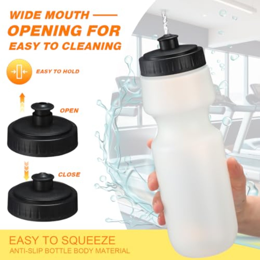 24 Pcs Sports Water Bottles Bu - Water Bottle Blank avaliação e preço