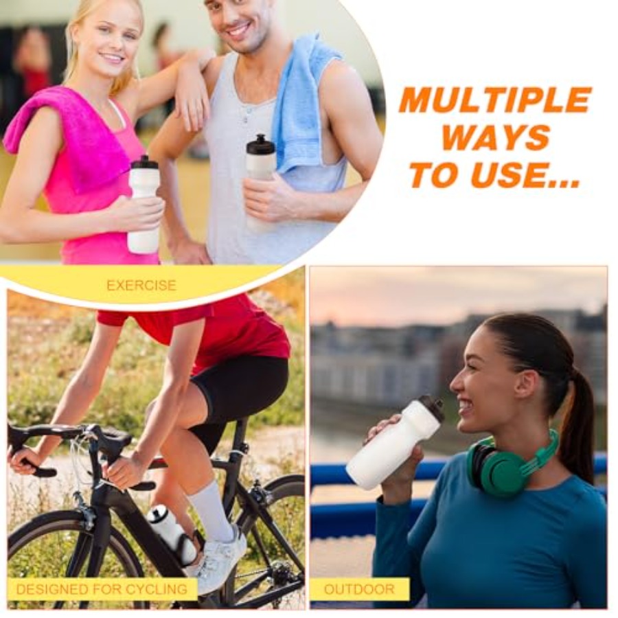 24 Pcs Sports Water Bottles Bu - Water Bottle Blank avaliação e preço