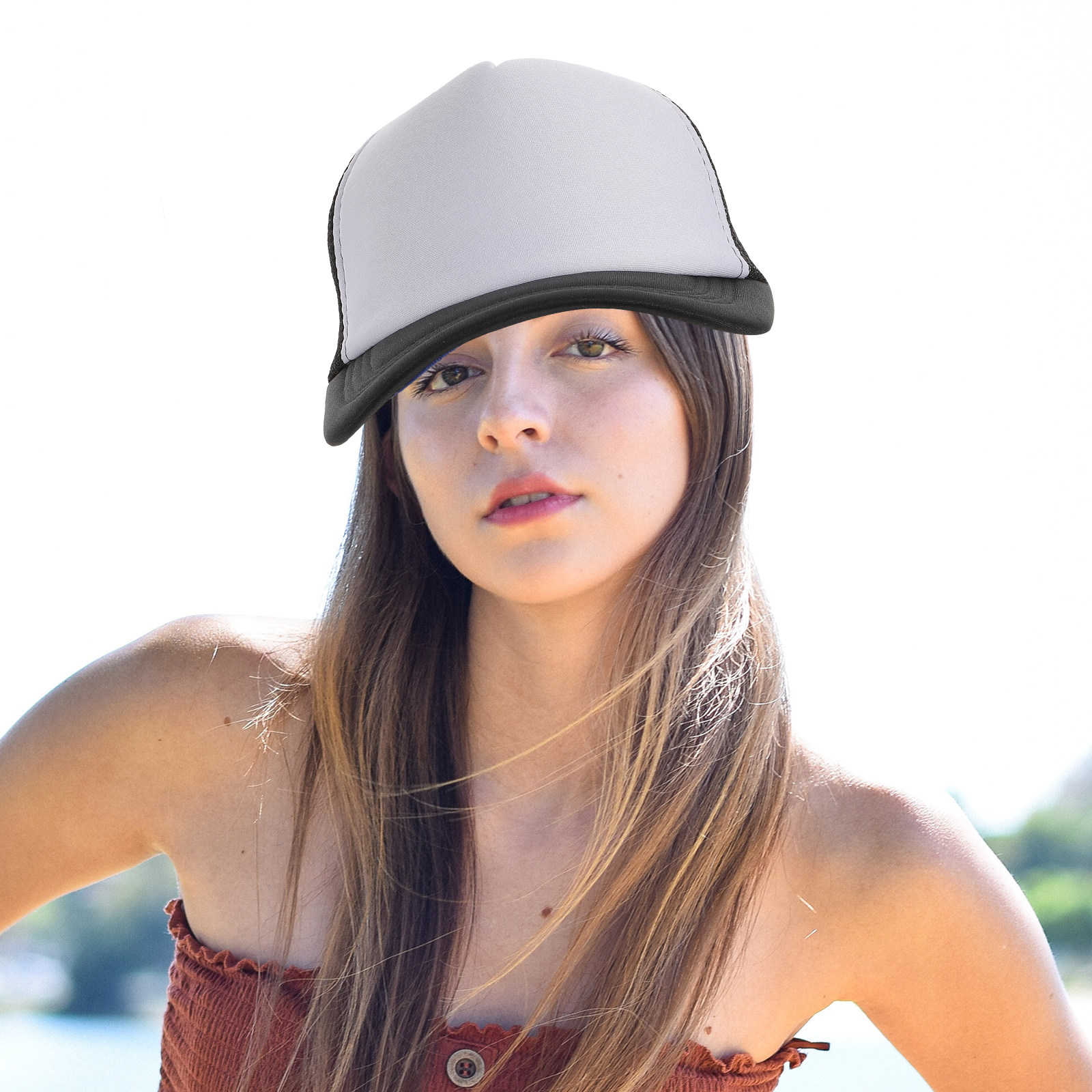 10Pcs Blank Baseball Cap Mesh  - Hat Sublimation Blank avaliação e preço