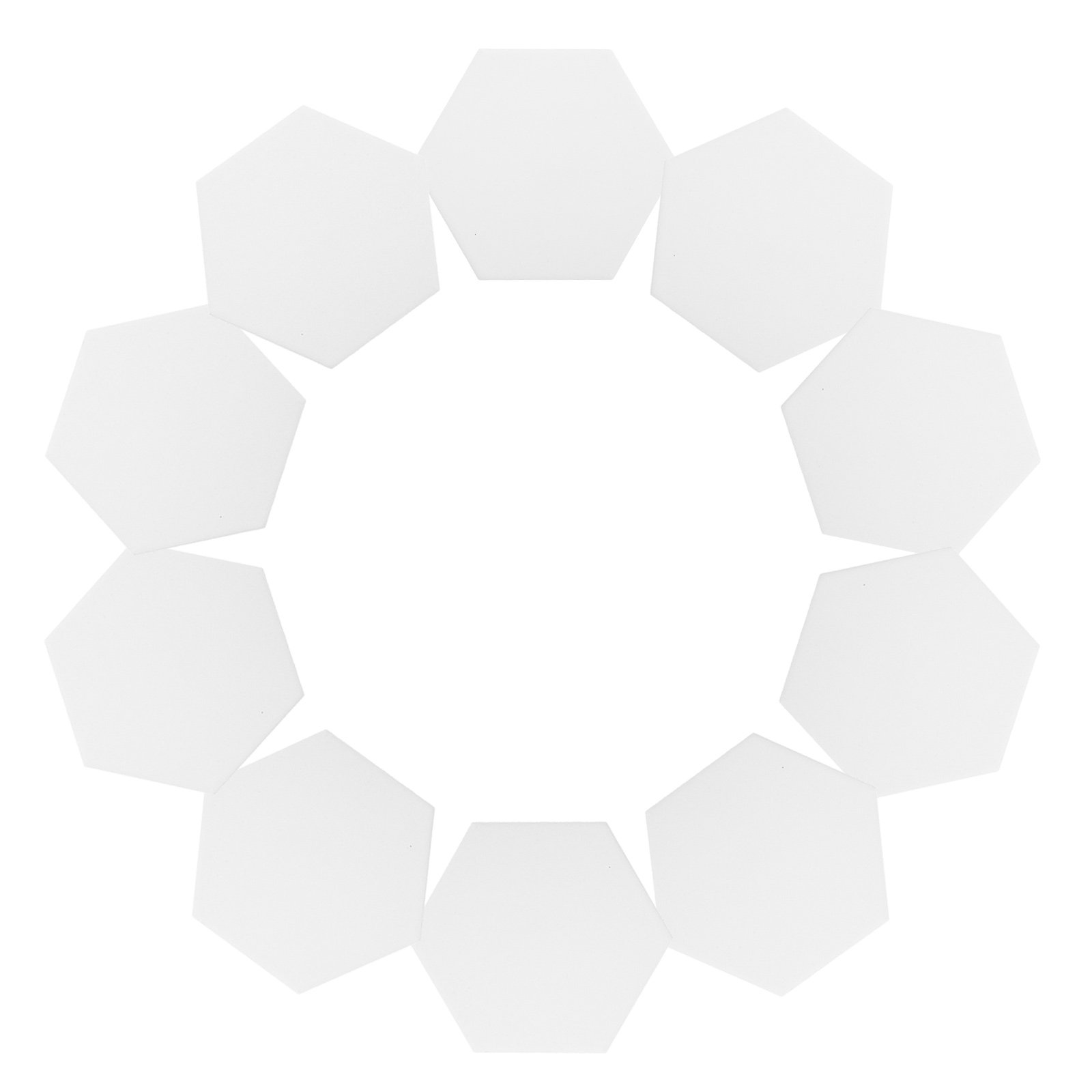10Set White Hexagonal Ceramic  - Coaster Sublimation Blank avaliação e preço