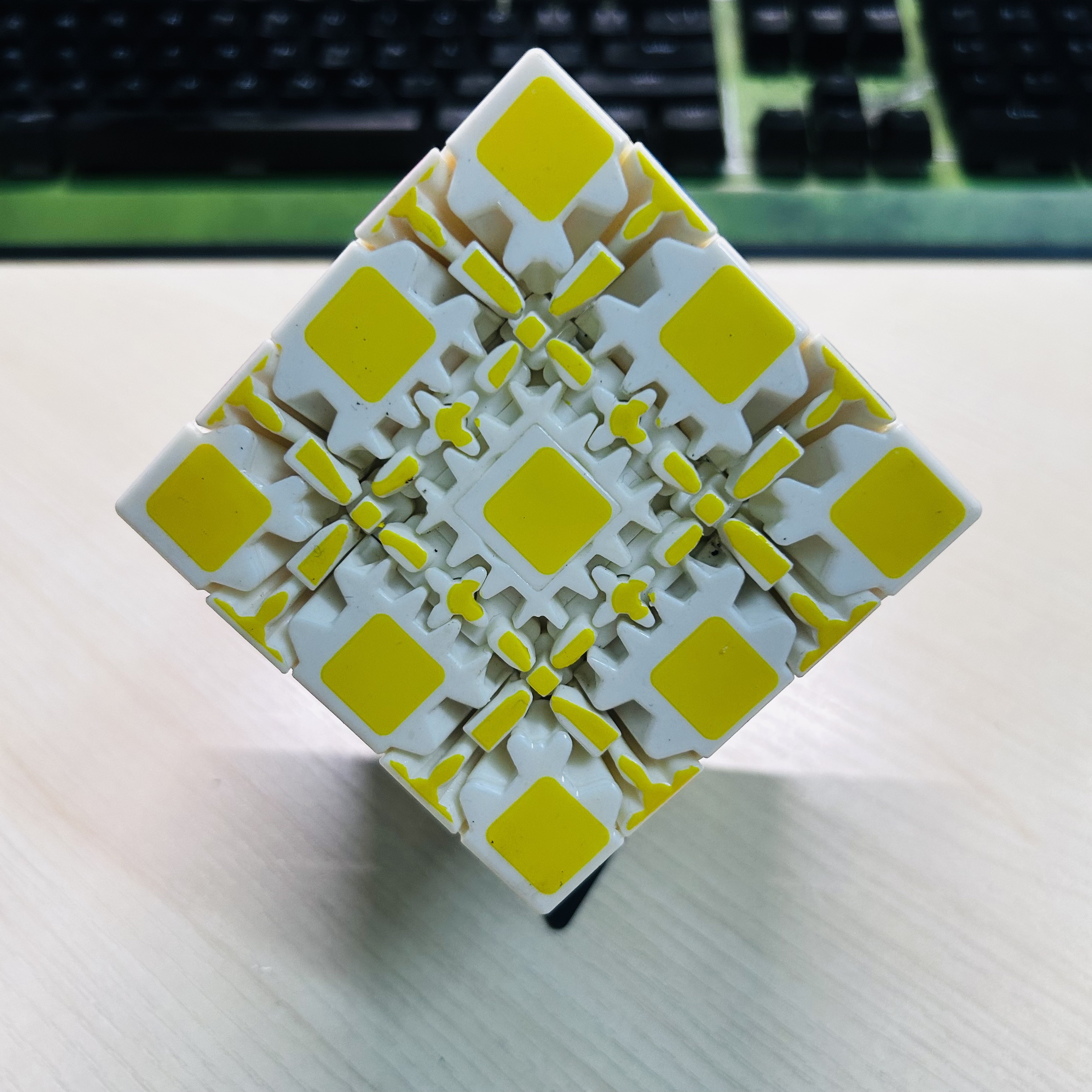 Collection Cube 5x5 Gear Cube  - Puzzle Blank White avaliação e preço