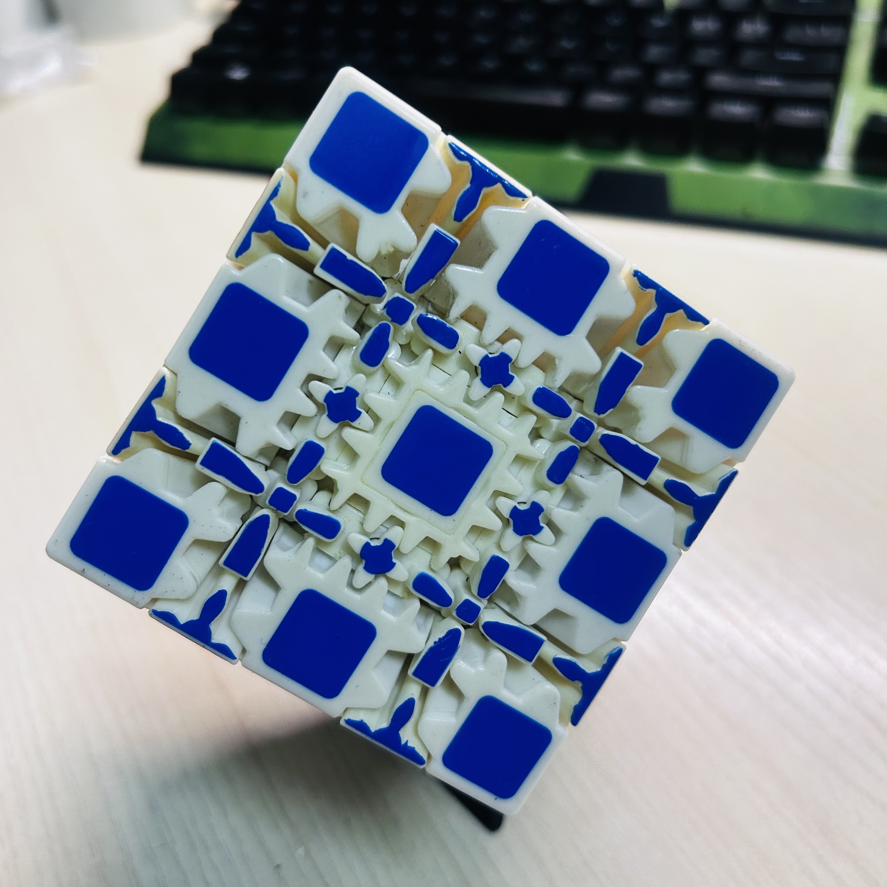 Collection Cube 5x5 Gear Cube  - Puzzle Blank White avaliação e preço