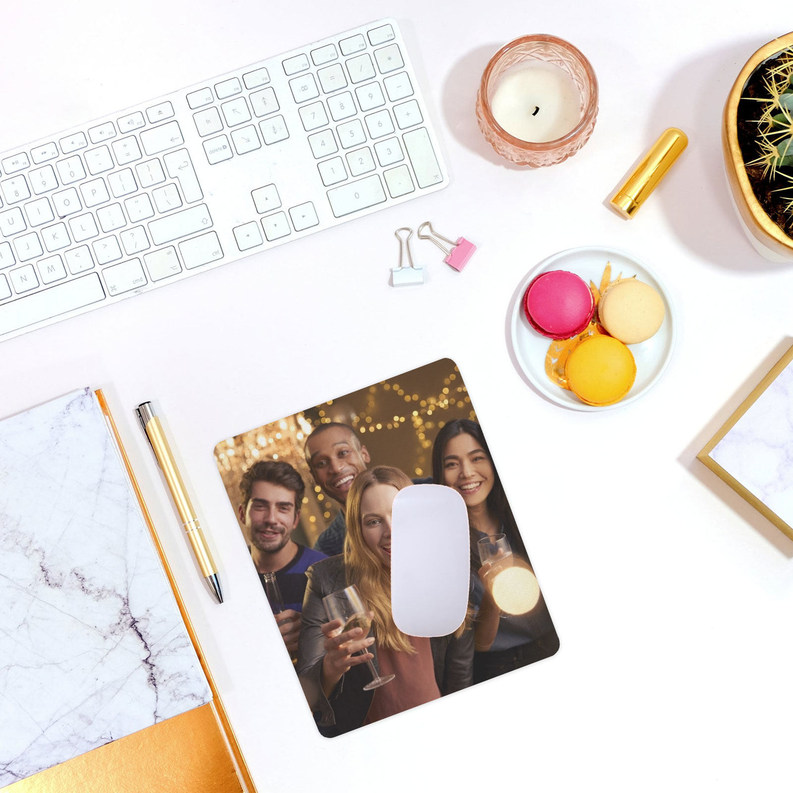 5Pcs Rubber Sublimation Blank  - Mouse Pad Blank Sublimation avaliação e preço
