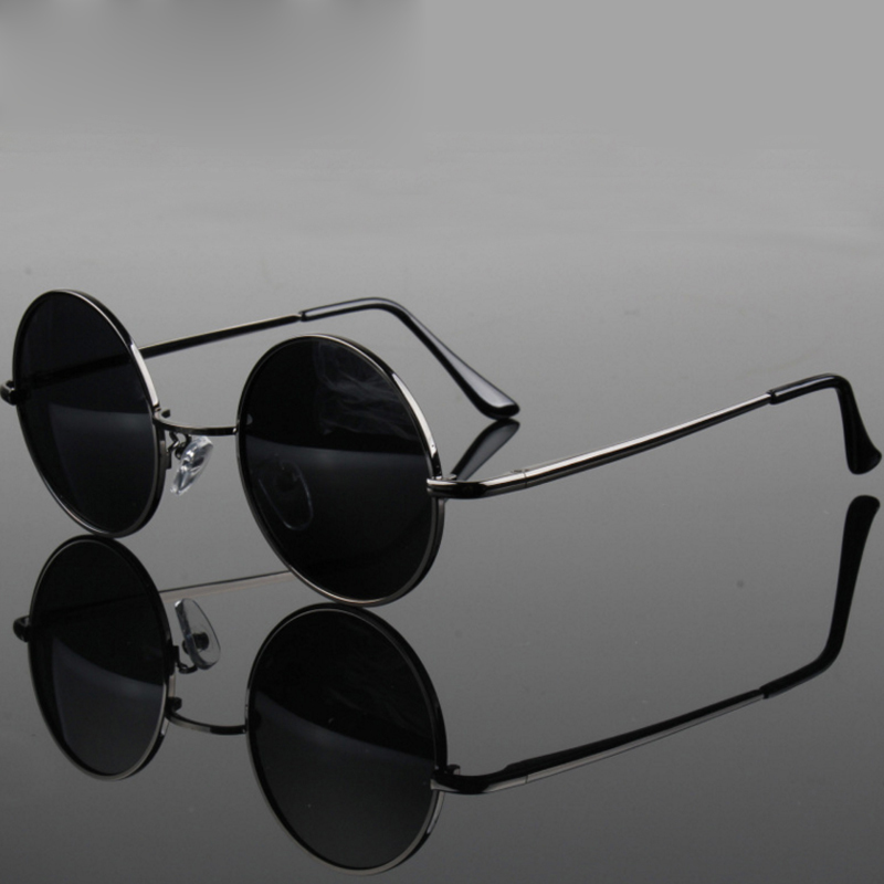 Retro Vintage Round Sunglasses - Metal Photo Panel avaliação e preço